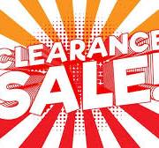 CLEARANCE SALE