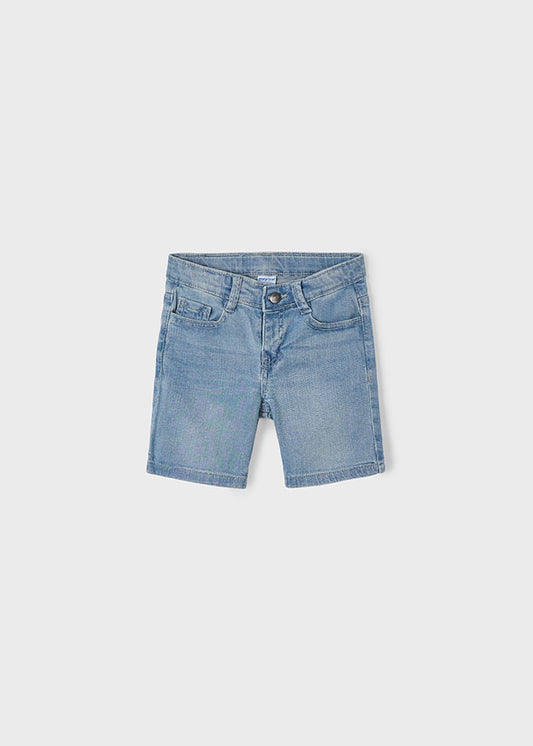 MAYORAL KID BOYS 237 SOFT WASHED DENIM SHORTS ADJUSTABLE WAIST 10yrs