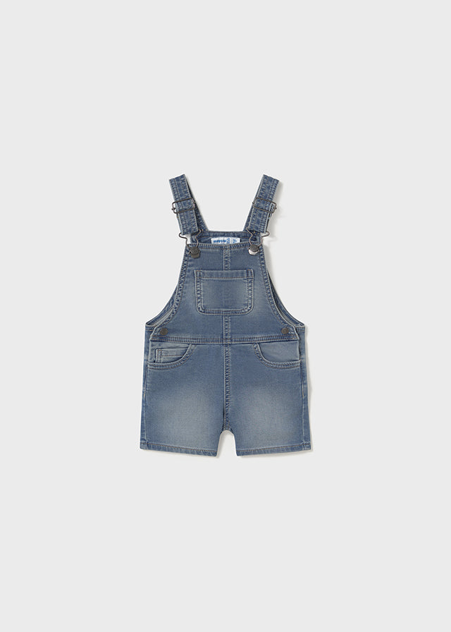 MAYORAL TODDLER BOY 1645 SOFT WASHED DENIM DUNGARESS