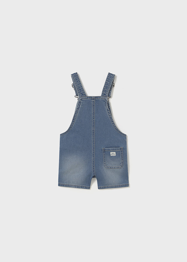 MAYORAL TODDLER BOY 1645 SOFT WASHED DENIM DUNGARESS