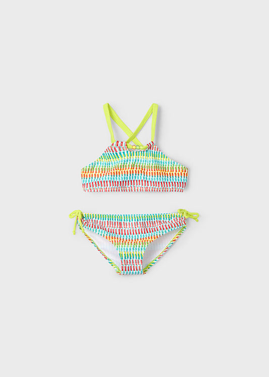 MAYORAL GIRLS 3715 CITRUS LIME MULTI BIKINI 4YRS