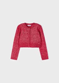 MAYORAL GIRLS RED CARDIGAN 4308  9YRS ONLY   SALE