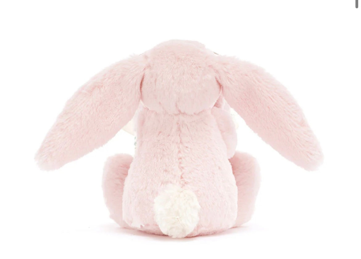 Jellycat Bashful bunny pink soother