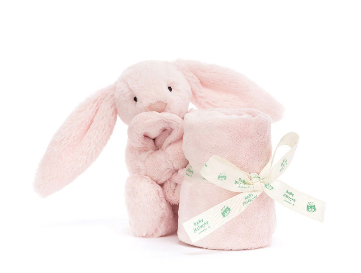 Jellycat Bashful bunny pink soother