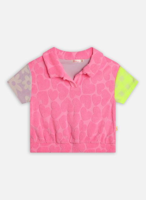 BILLIEBLUSH U20085 GIRLS TOWELLING POLO SHIRT PASTEL SHADES  5YRS ONLY SALE