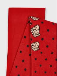 MAYORAL GIRLS RED TIGHTS 10131 RED SPOTS AND BOW DETAIL 4YRS ONLY  SALE