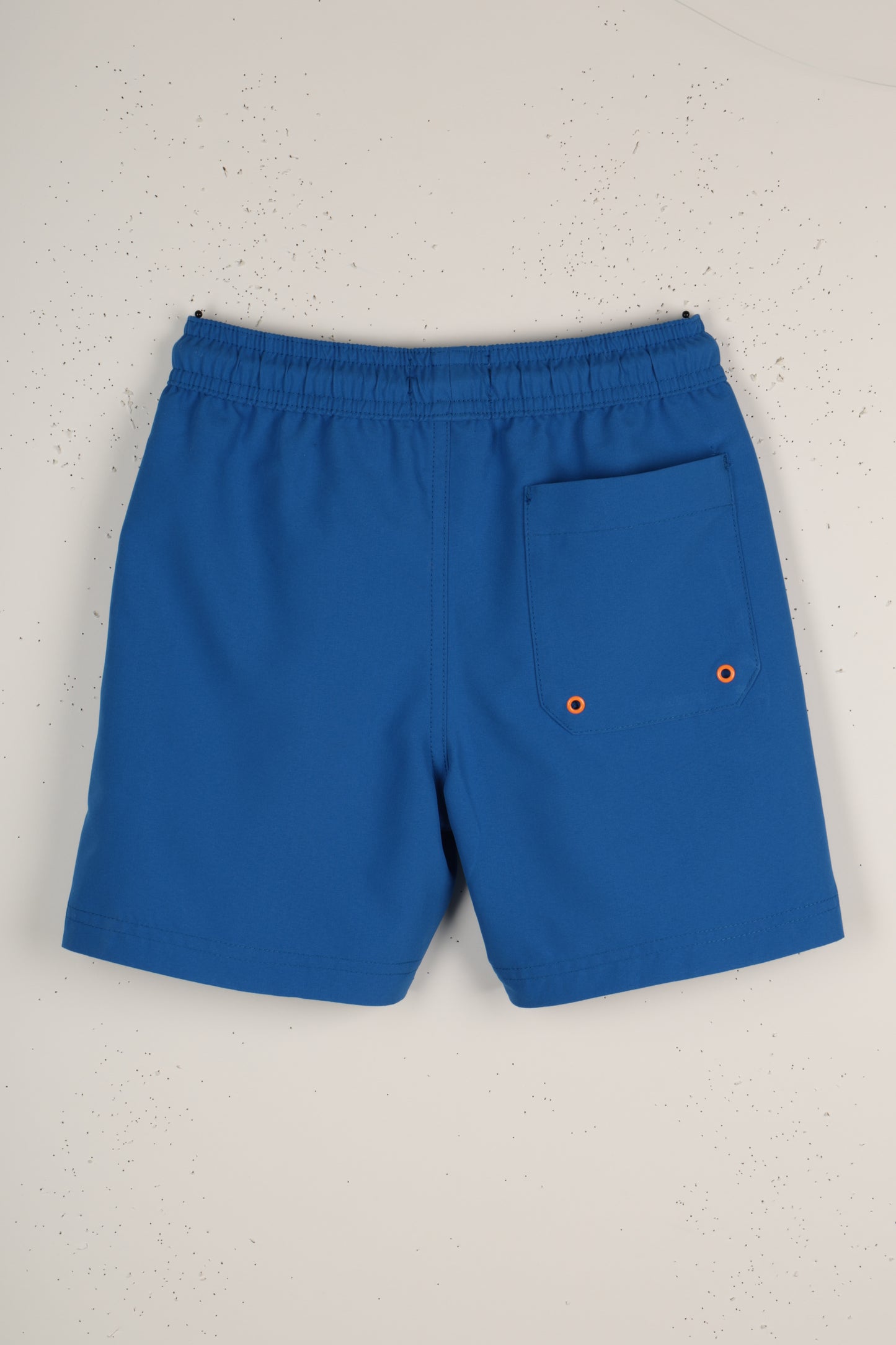 TIMBERLAND KID BOYS T60478 BEACH TO WATER BRIGHT BLUE SHORTS ORANGE ACCENTS